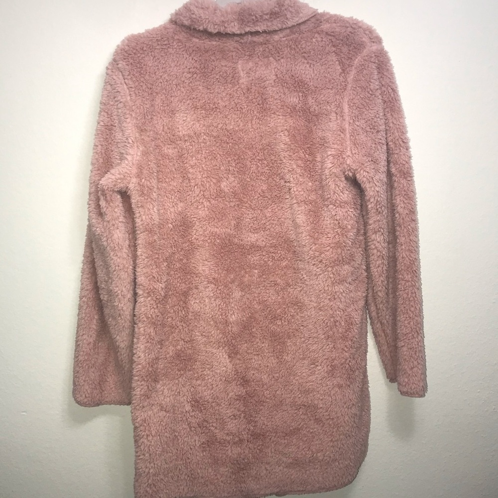 NWT Nordstrom Cozy Teddy Wrap Sherpa Coat - Picture 6 of 7